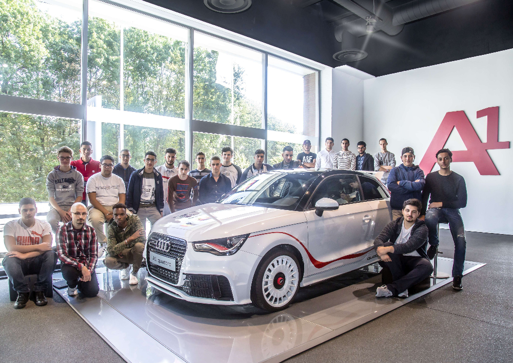 Duaal leren bij Audi Brussels