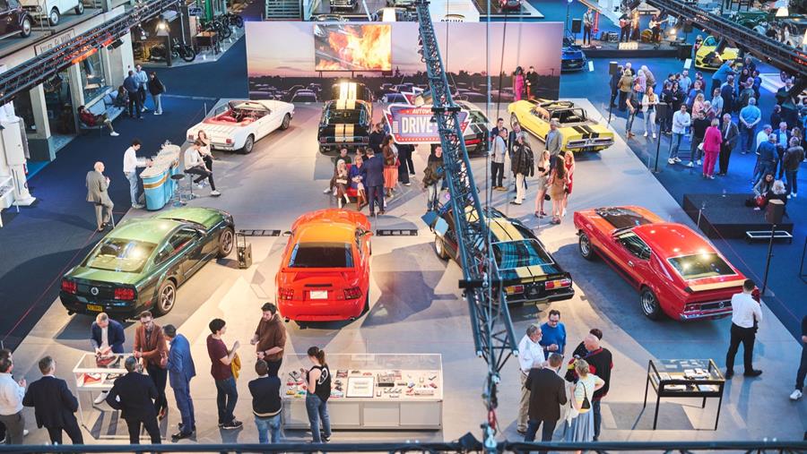 La Mustang fête son 60e anniversaire à Autoworld
