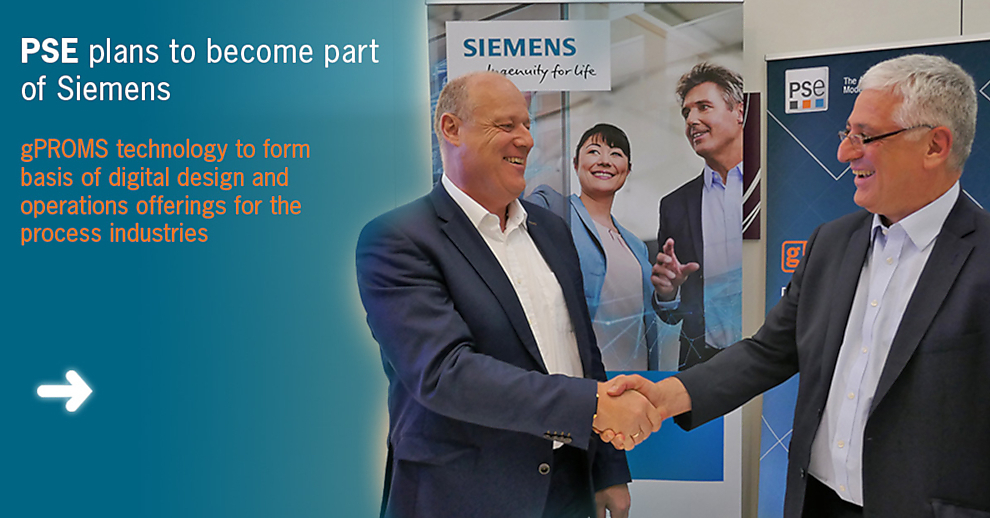 Siemens plant overname van Process Systems Enterprise