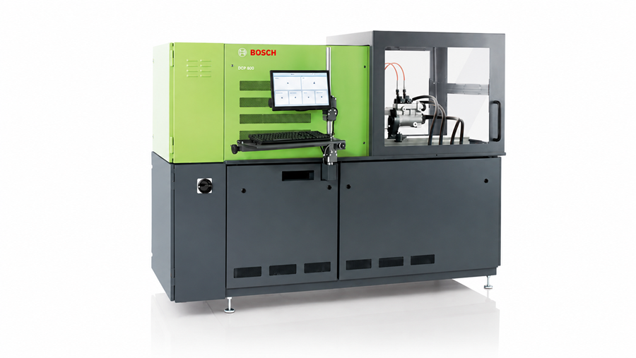 Bosch DCP 800 versnelt CR-pomptests tot 20 min en 2.700 bar
