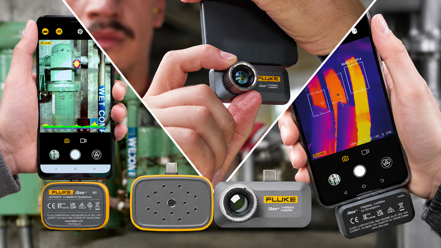 Maak van je smartphone een Fluke warmte- of akoestische camera
