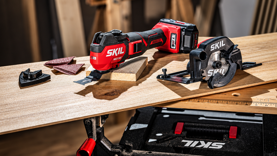 Wereldprimeur: SKIL MULTI-TWIN is eerste multitool met cirkelzaagfunctie