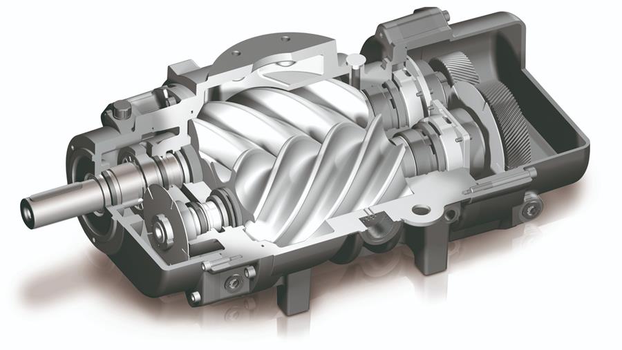 Schroefcompressor op maat van toepassing