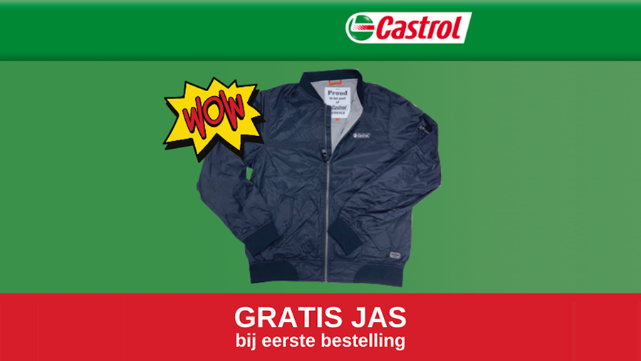 Word klant en ontvang een exclusieve Castrol-jas