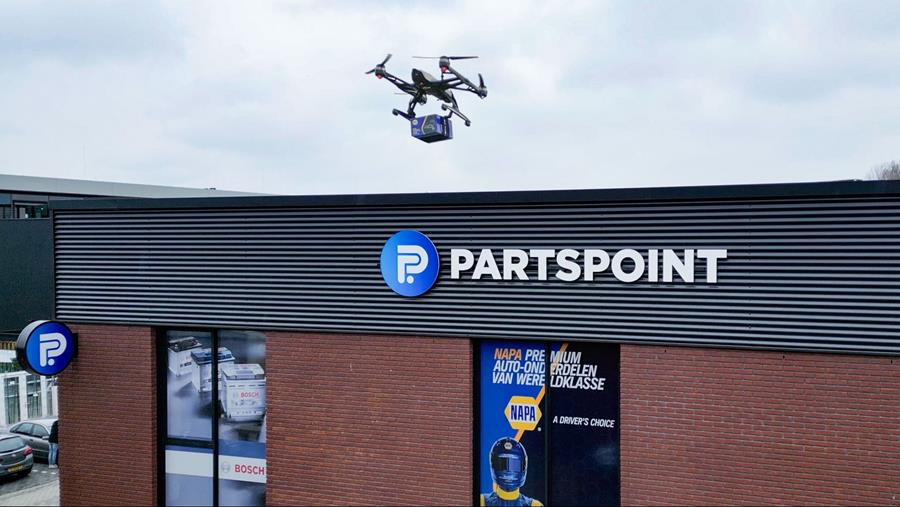 PartsPoint introduceert bezorging via de lucht