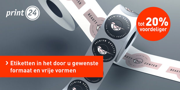 Etiketten, van groot tot klein - ook in speciale vormen