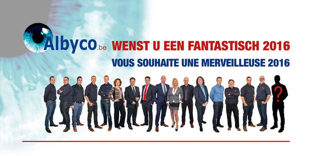 Albyco souhaite à tous une année 2016 pleine de succès !