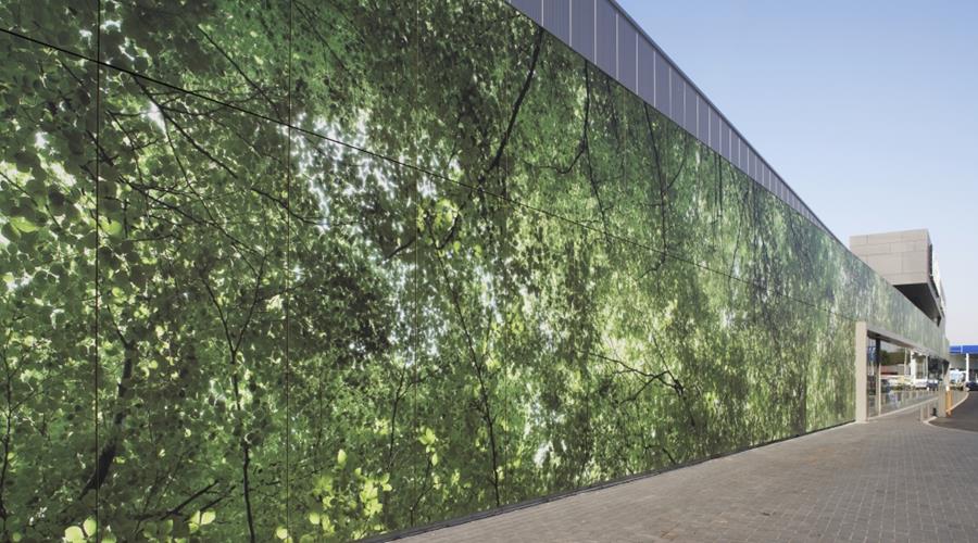 L’impression numerique offre de vastes possibilites pour un revêtement de façade personnalisé
