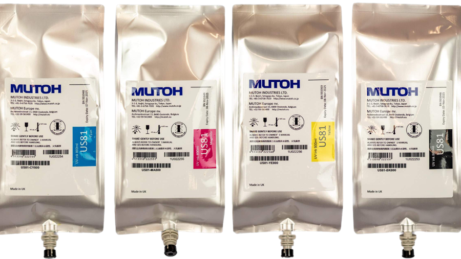 Mutoh breidt UV-inktgamma uit met nieuwe US81-inkten