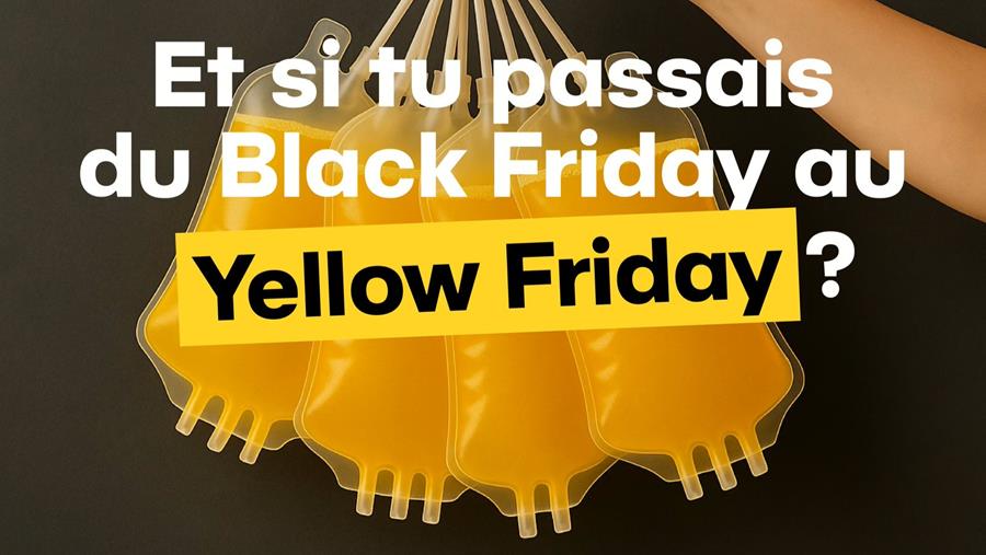 La Croix-Rouge lance le "Yellow Friday" pour encourager les dons de plasma