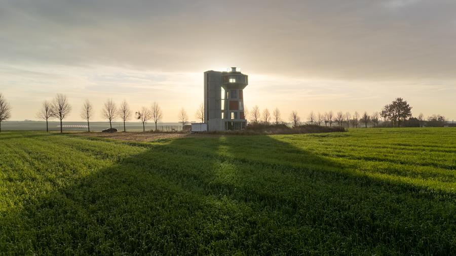 Van historisch baken tot duurzame B&B: ventilatie-installatie in de watertoren van Riemst