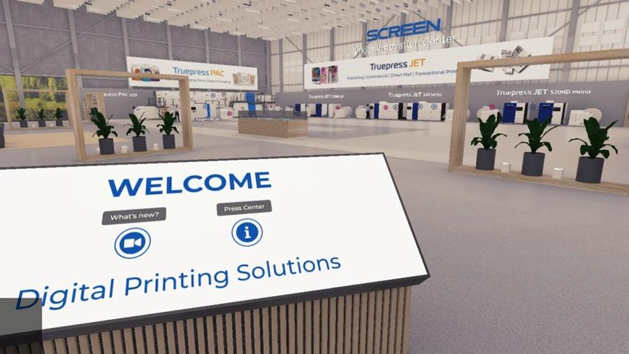 Screen onderstreept innovatie in digitaal printen met virtuele showroom