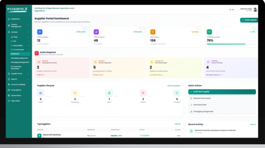 PackIntelX lance une plate-forme logicielle pour la mise en œuvre du PPWR