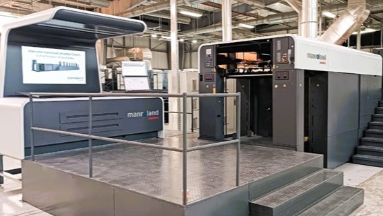 Verlieslatend Manroland Sheetfed onder beschermingsprocedure