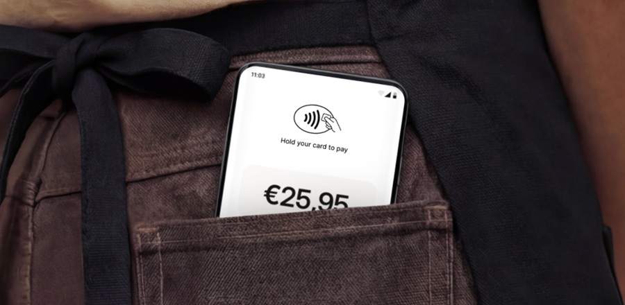 Mollie Tap app:  elk device wordt betaalterminal