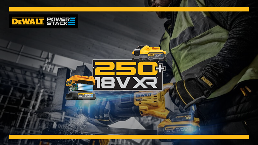 NL DEWALT POWERSTACK: compact van formaat, indrukwekkend in kracht