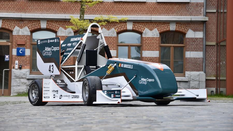VUB Racing onthult duurzame zelfrijdende racewagen