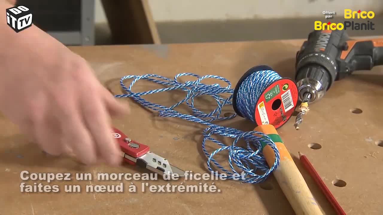 Comment tracer un cercle sur du bois